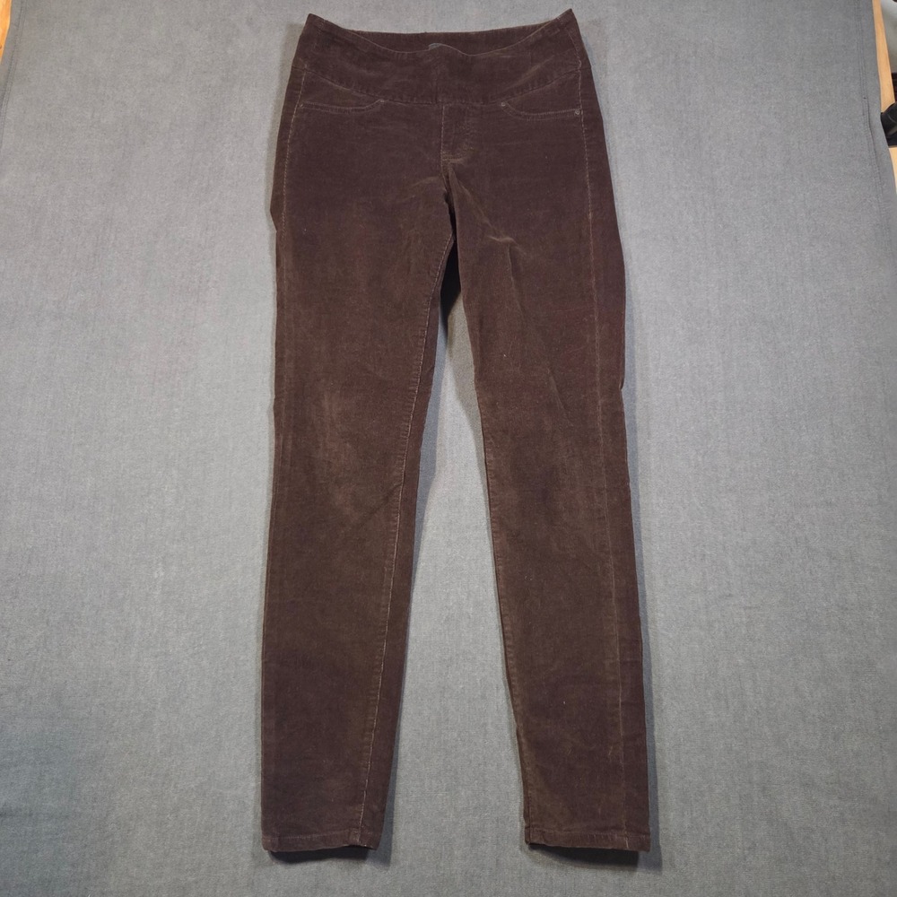 Jag Corduroy Legging Pants Womens 4 Brown Pull On Skinny Stretch Corduroy